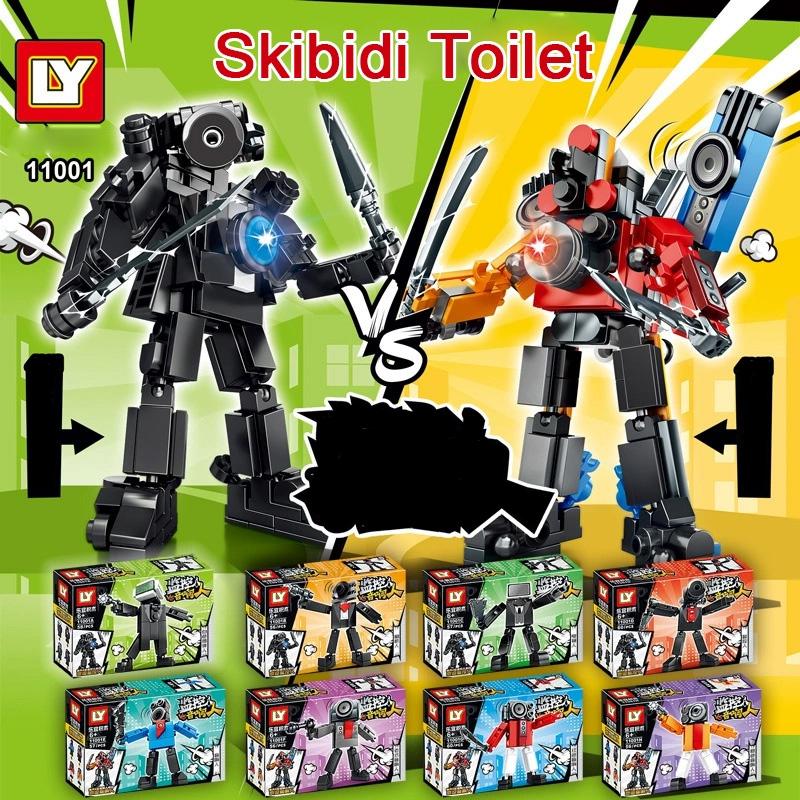 8in1 4in1 игры Skibidi туалет строительные блоки монитор человек акустический человек камера человек минифигурка модель куклы игрушки сборка комбинации здание 8pcs/set-51001