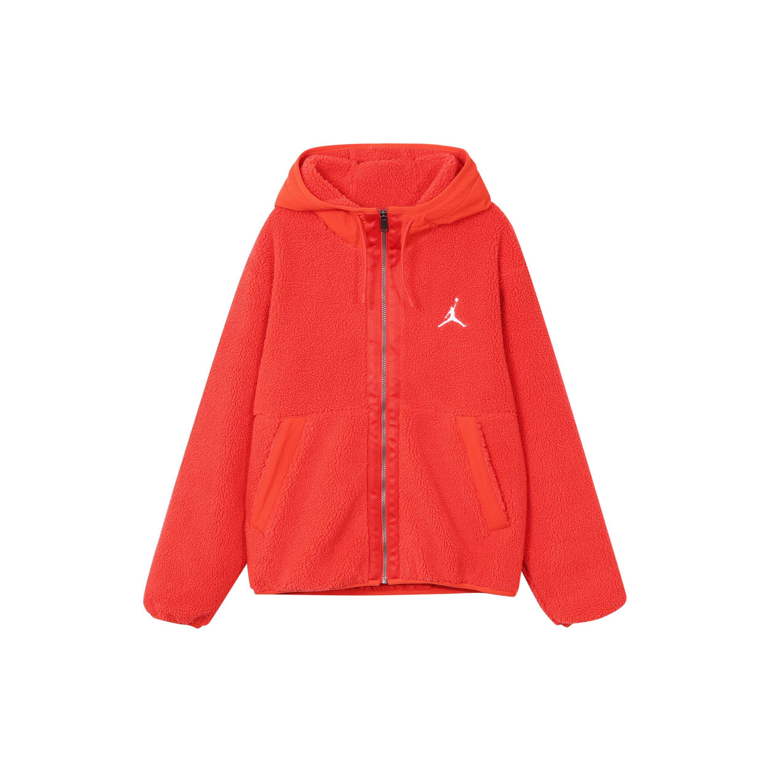 Повседневная куртка с капюшоном и принтом логотипа Nike Мужские куртки красные FJ4566-671 L
