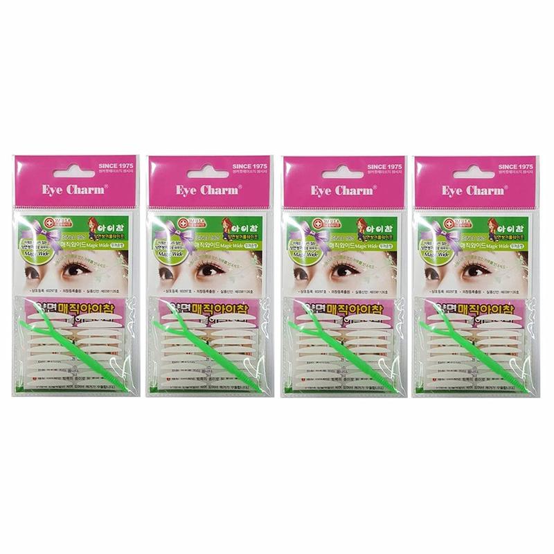 Eye Charm Magic Wide - Двусторонняя лента для век, 4 упаковки