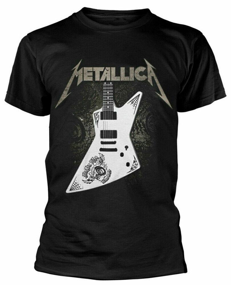 Metallica Papa Hett Guitar Черная футболка Metal Hetfield унисекс футболка S