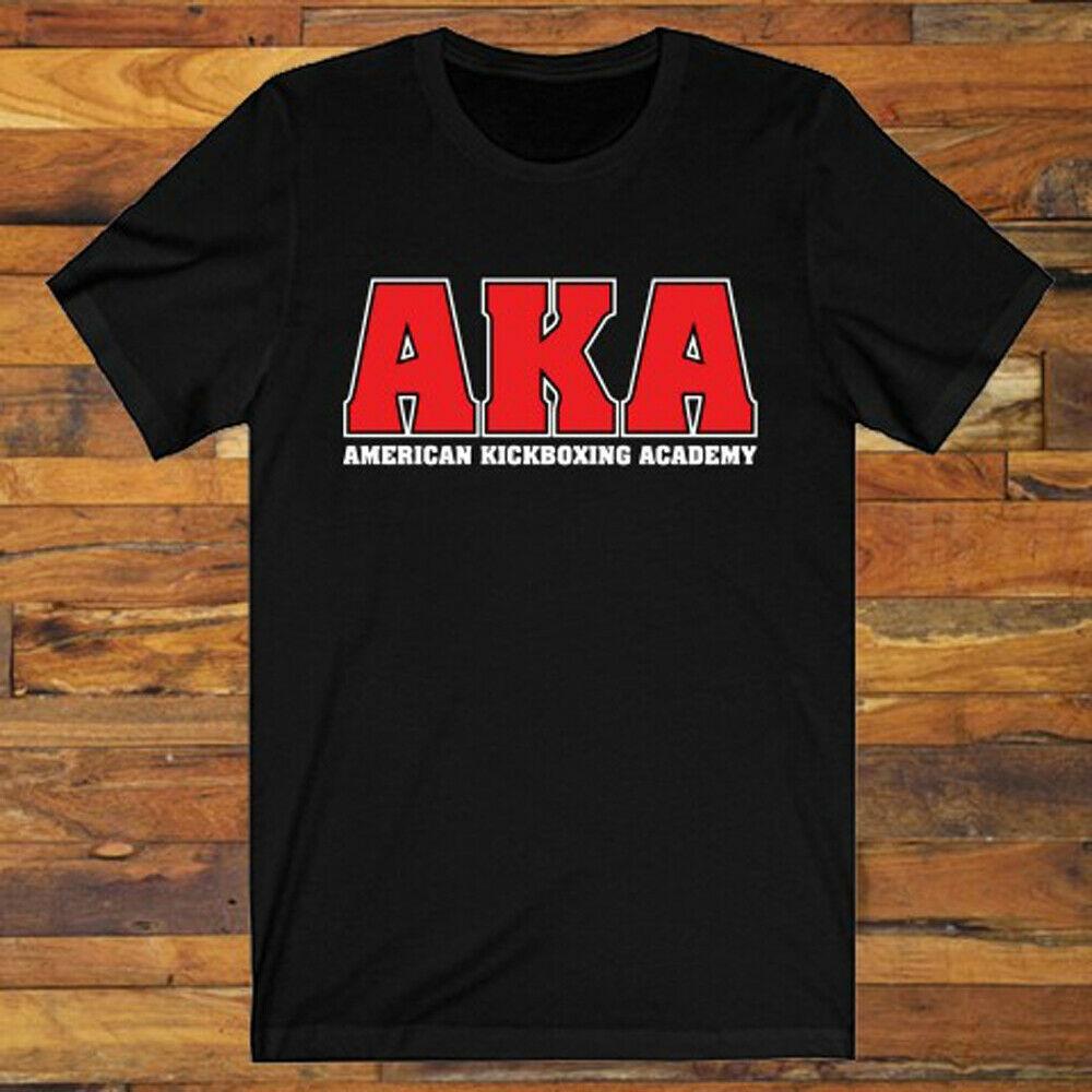 Черная футболка с логотипом Aka American Kickboxing Academy Mma Gym, S To S