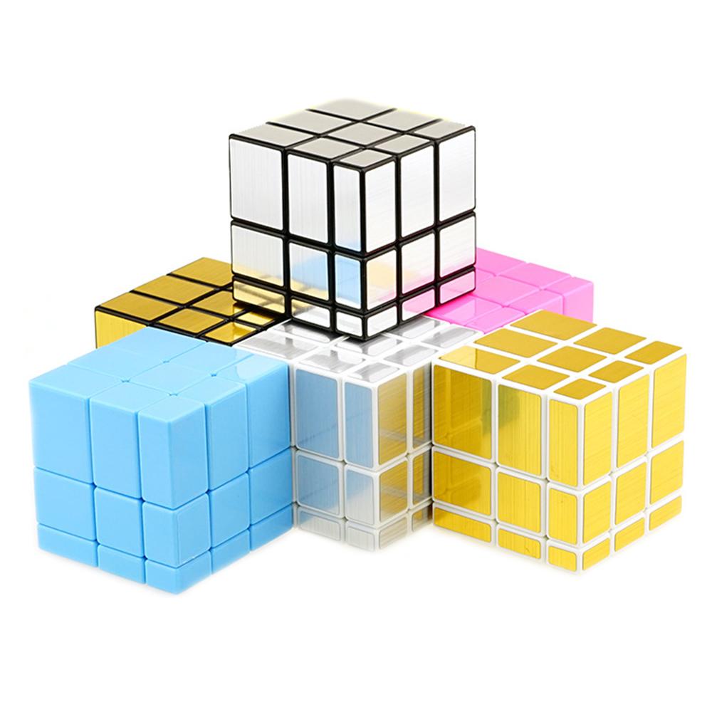 Пазлы и головоломки Зеркальные блоки Shengshou с литым покрытием 3x3x3 Magic Cube Speed ​​Puzzle Cubes Развивающие игрушки для детей