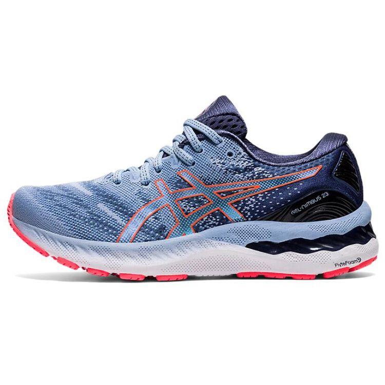 Женские кроссовки ASICS Gel Nimbus 23 Mist Blazing Coral синие 1012A885-412 36