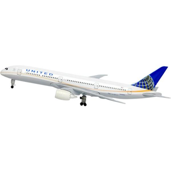 Модель самолета 20 см, 20_61 United Airlines B787, корейская игрушка