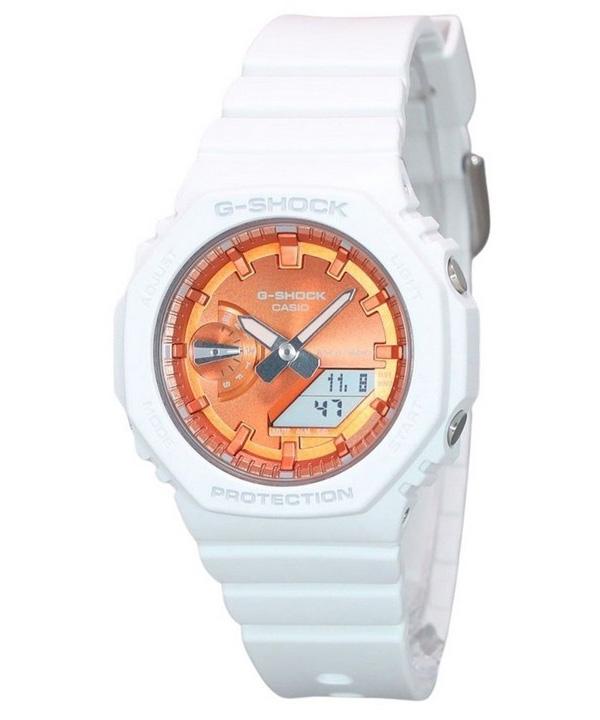 Casio G-Shock Analog Digital Seasonal Collection 2023 Кварцевые женские часы с оранжевым циферблатом GMA-S2100WS-7A 200M оранжевый