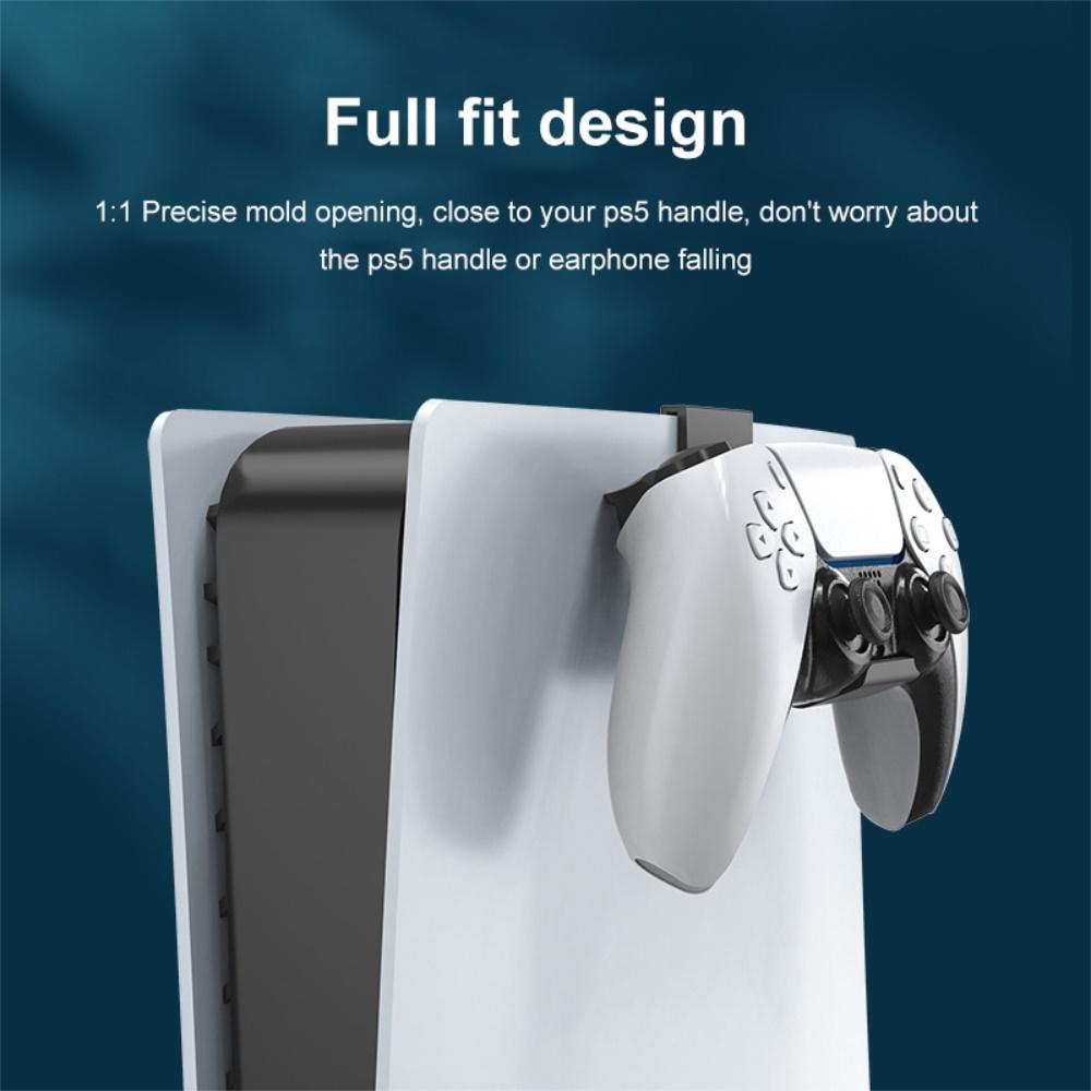 Подвесной кронштейн для игровой консоли PS5, стеллаж для хранения гарнитуры, держатель с крючком для наушников PS5