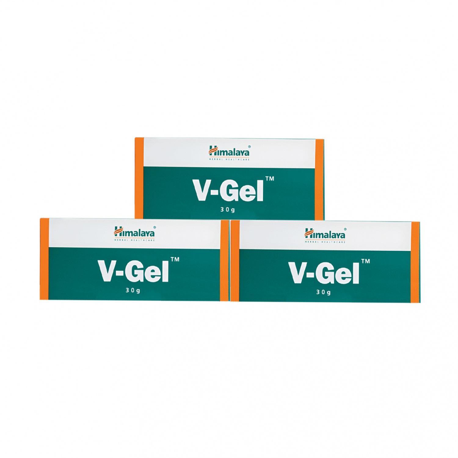 Набор Ви-Гель (3 х 30 г), V-Gel Set,  Himalaya
