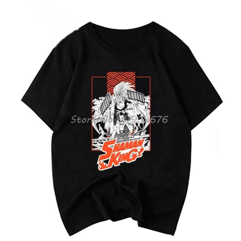 ShaMan King Design Унисекс Футболка с абстрактным принтом Веселая футболка Унисекс Повседневная футболка с коротким рукавом Унисекс Хлопковые футболки Уличная одежда Harajuku L