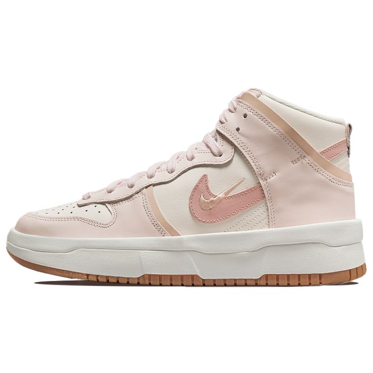 Nike Dunk High Up Rebel Pink Oxford Женские кроссовки Белый Парус Светло-Мягко-Розовый DH3718-102 40