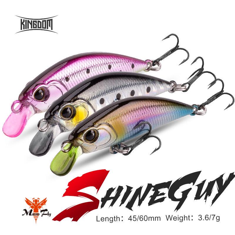 Приманка для рыбалки Kingdom Crankbait Isca, искусственная приманка Jerakbait, медленно тонущая, 45 мм, 3,6 г, воблеры, приманка для гольяна, щуки, форели, модель 0502
