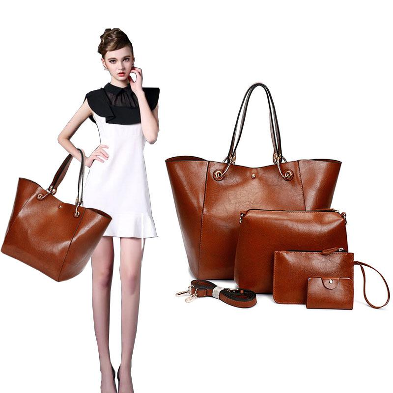 Женская сумка, модный рюкзак, корейская версия The Picture-mother Bag, сумка-мессенджер на одно плечо из четырех частей красный