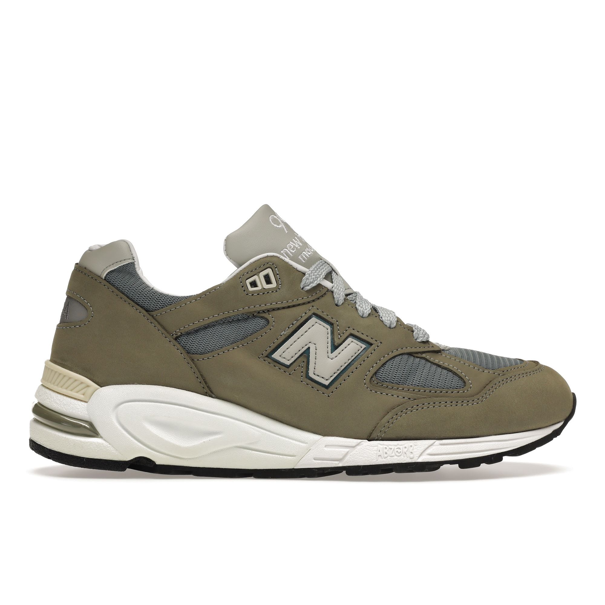 Кроссовки унисекс New Balance 990v2 «Сделано в США» Стальные синие зеленые оливково-серые M990KBM2 39.5
