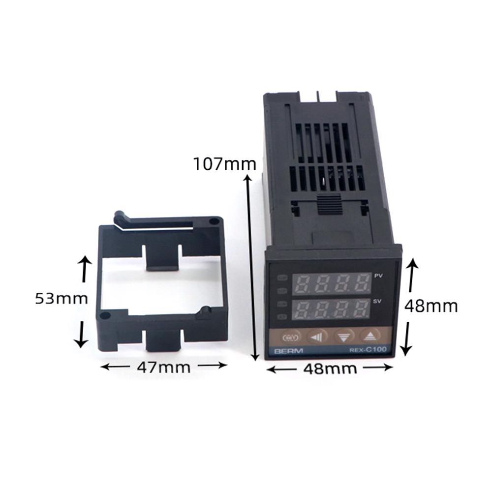 REX-C100FK07-V*AN Интеллектуальный регулятор температуры Выход SSR + SSR-40 DA + Кабель M6 1M Набор из 3 предметов 1 set