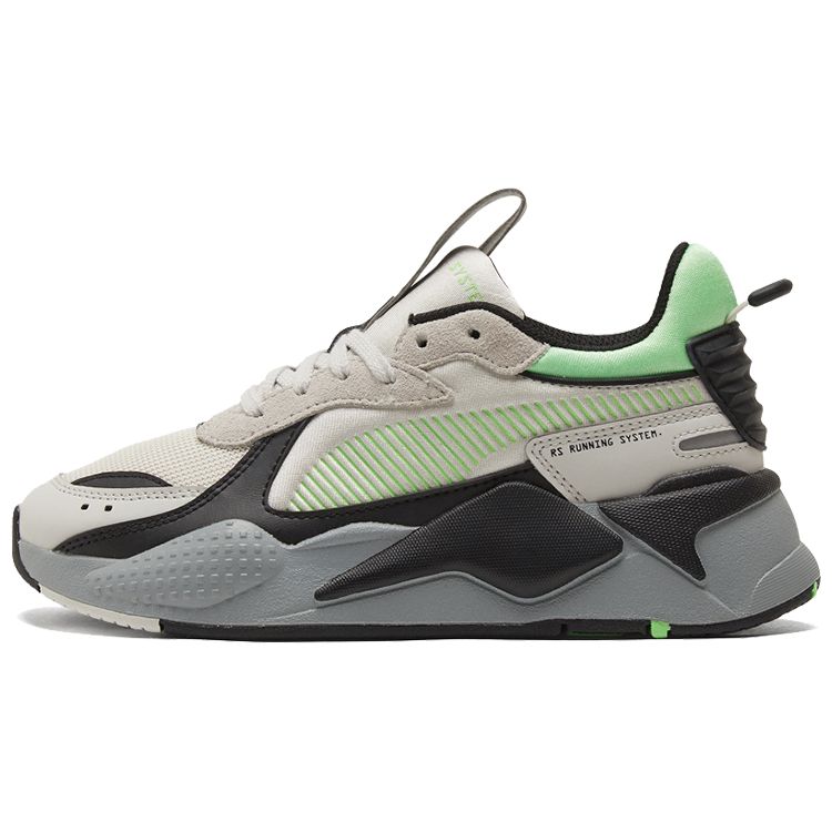 Кроссовки унисекс Puma RS-X Mix Colorblock — Nimbus Cloud Green Grey Black 380462-04 35.5