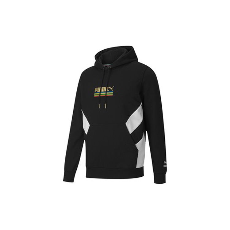 PUMA Tfs Unity Hoodie Мужские топы Черный 599287-01 M