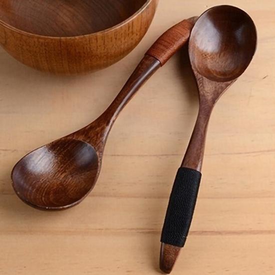 17 см деревянная ложка кухонная утварь кофе рисовый суп десерт кухонный инструмент