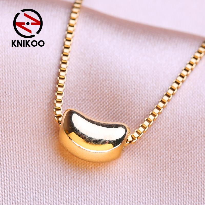 KNIKOO модное ожерелье женская подвеска для женщин ожерелье для девочек ювелирные изделия подарок золотой