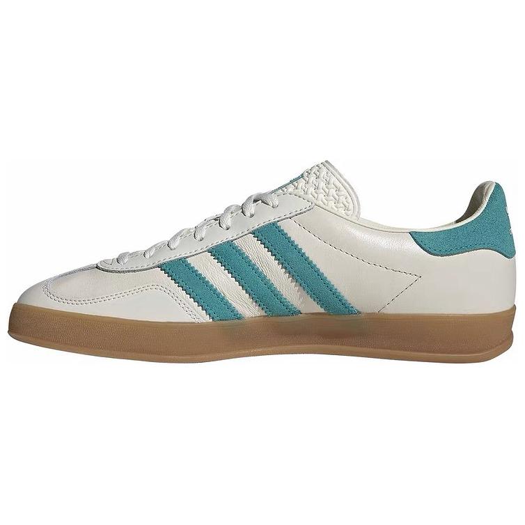 adidas Gazelle Indoor Chalk Turquoise Unisex Sneakers Cream Chalk-White Footwear-White JI2583 36