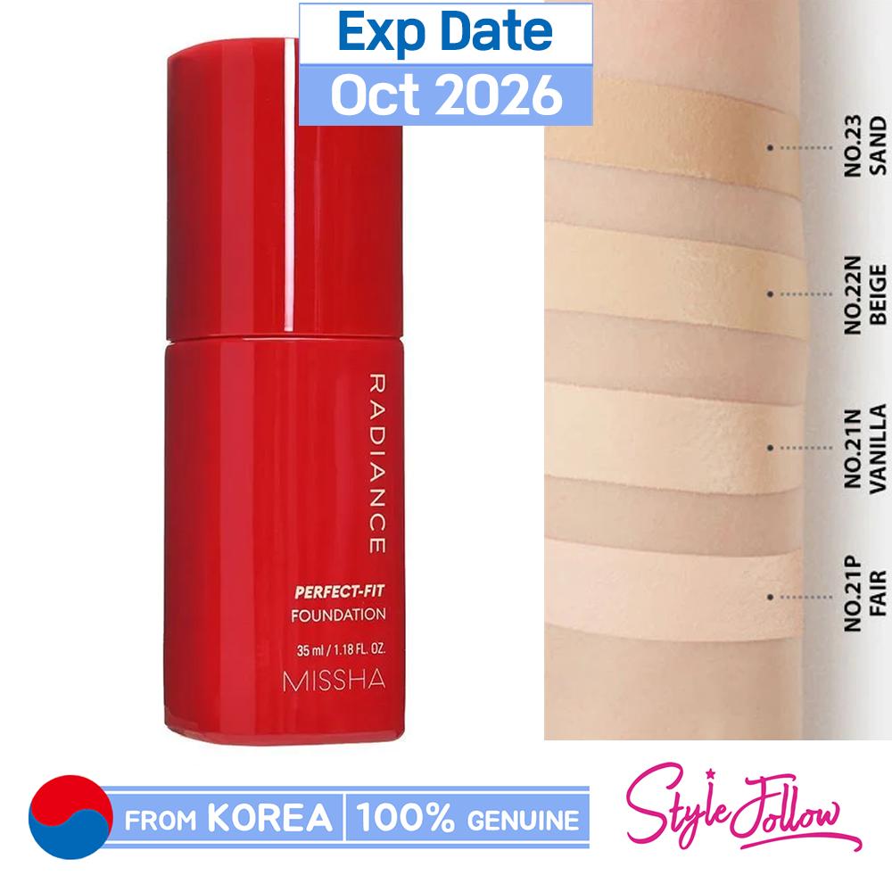 [MISSHA] Тональный крем Radiance Perfect Fit, 35 мл (SPF30 / PA ++) #N21 Vanilla