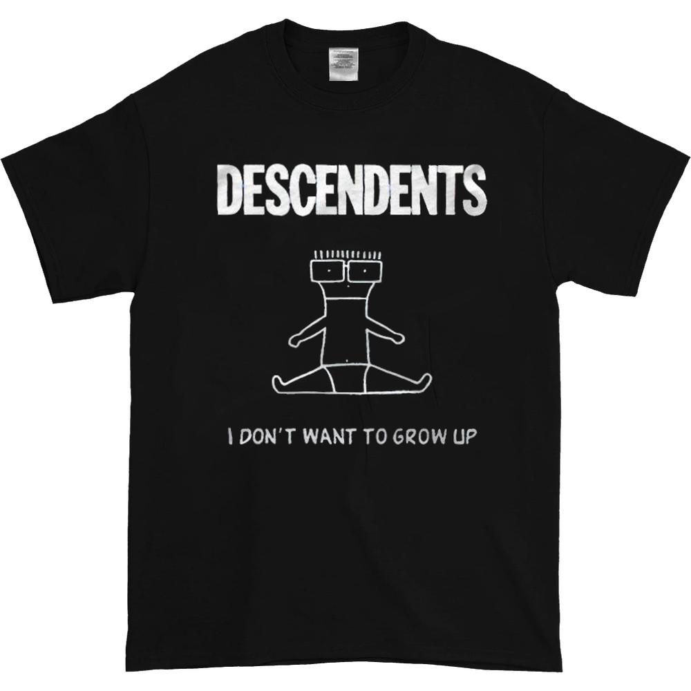 Черная футболка унисекс Descendents I Dont Want Grow Up S