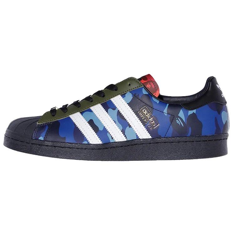 Кроссовки унисекс adidas BAPE x Superstar Mixed Camo Multi-Color GZ8982 42