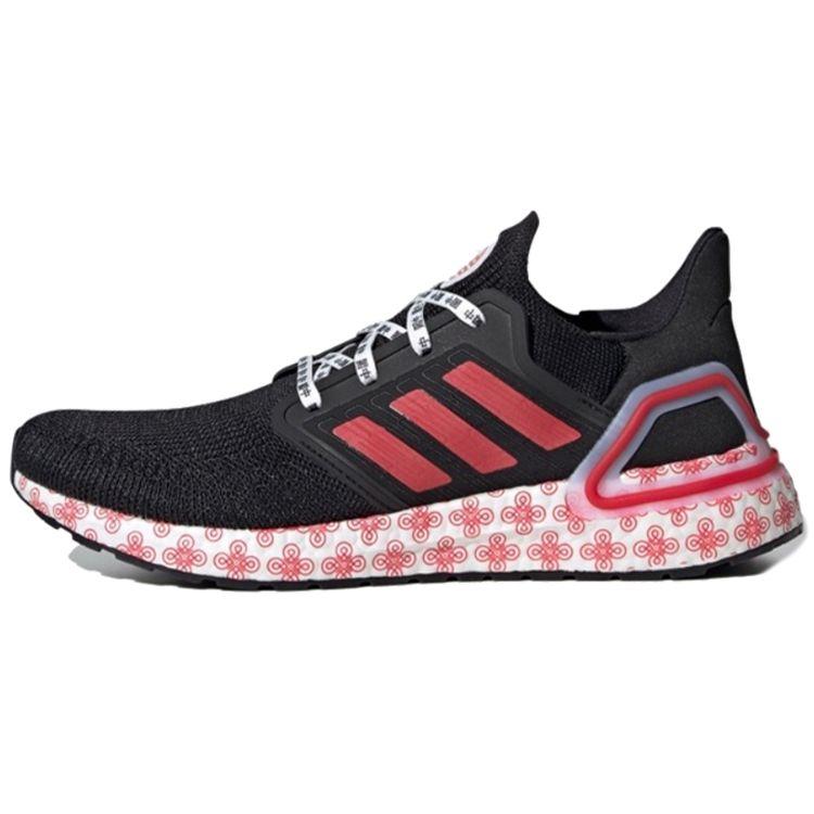 Кроссовки унисекс adidas UltraBoost 20 China Black Core-Black Glory-Red FX8886 40