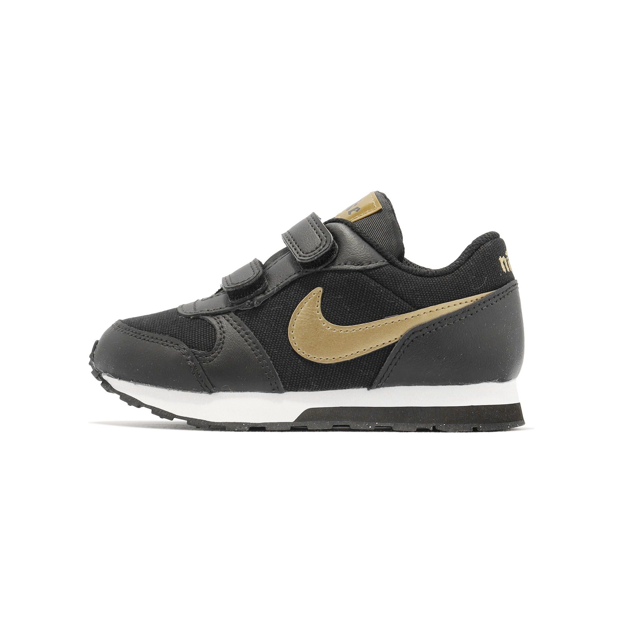 Детские кроссовки Nike MD Runner 2 VTB TD Black Metallic Gold White CJ6926-001 21