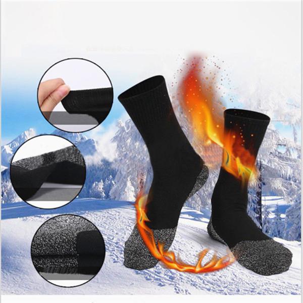  Winter 35 Aluminized Keep Feet Warm Long Sock Тепловолоконная изоляция под носками S M