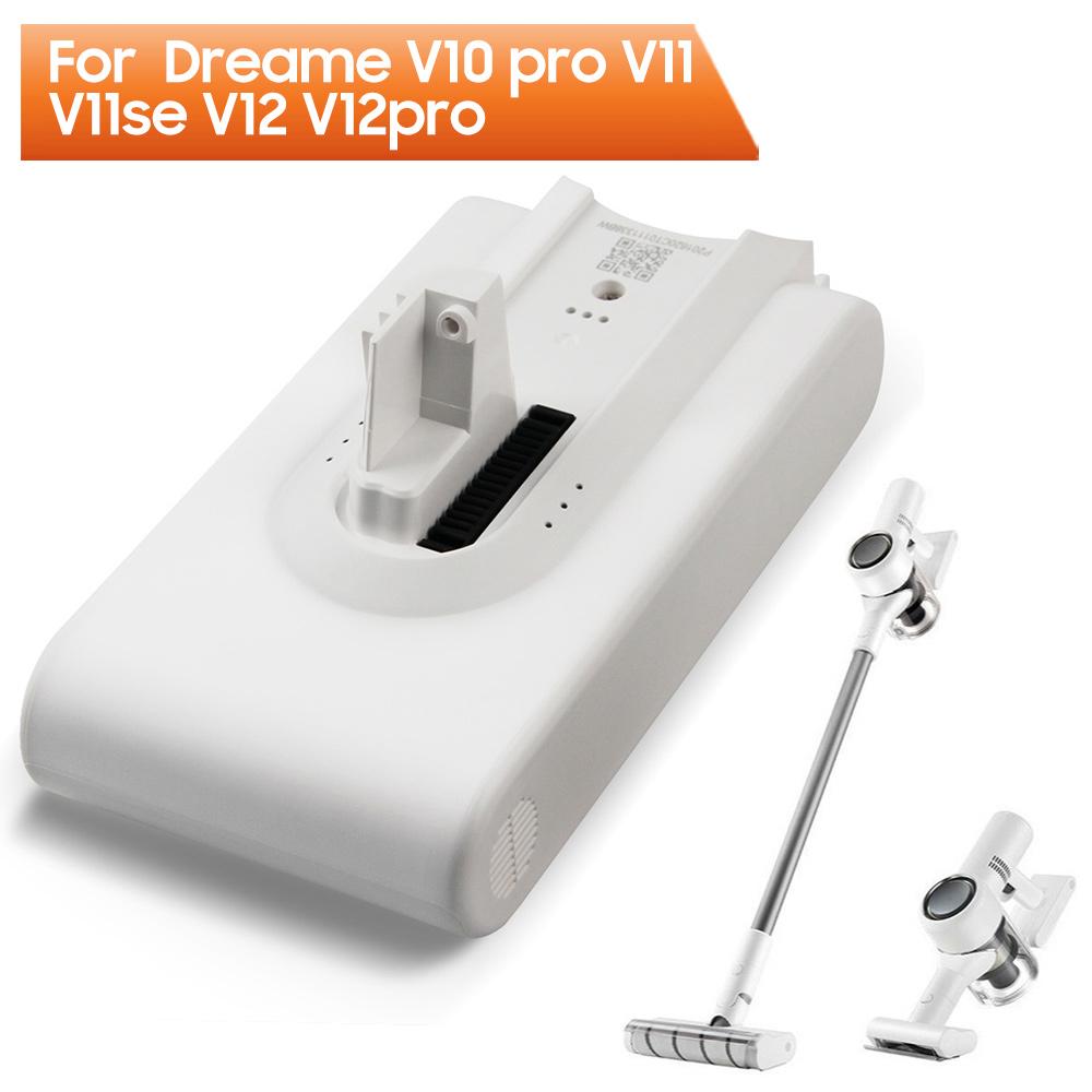 Бытовая техника Xiaomi  Joom Оригинальная сменная батарея для пылесоса Xiaomi Dreame V10pro V11 V11se V12 V12 pro V16, перезаряжаемая батарея белый