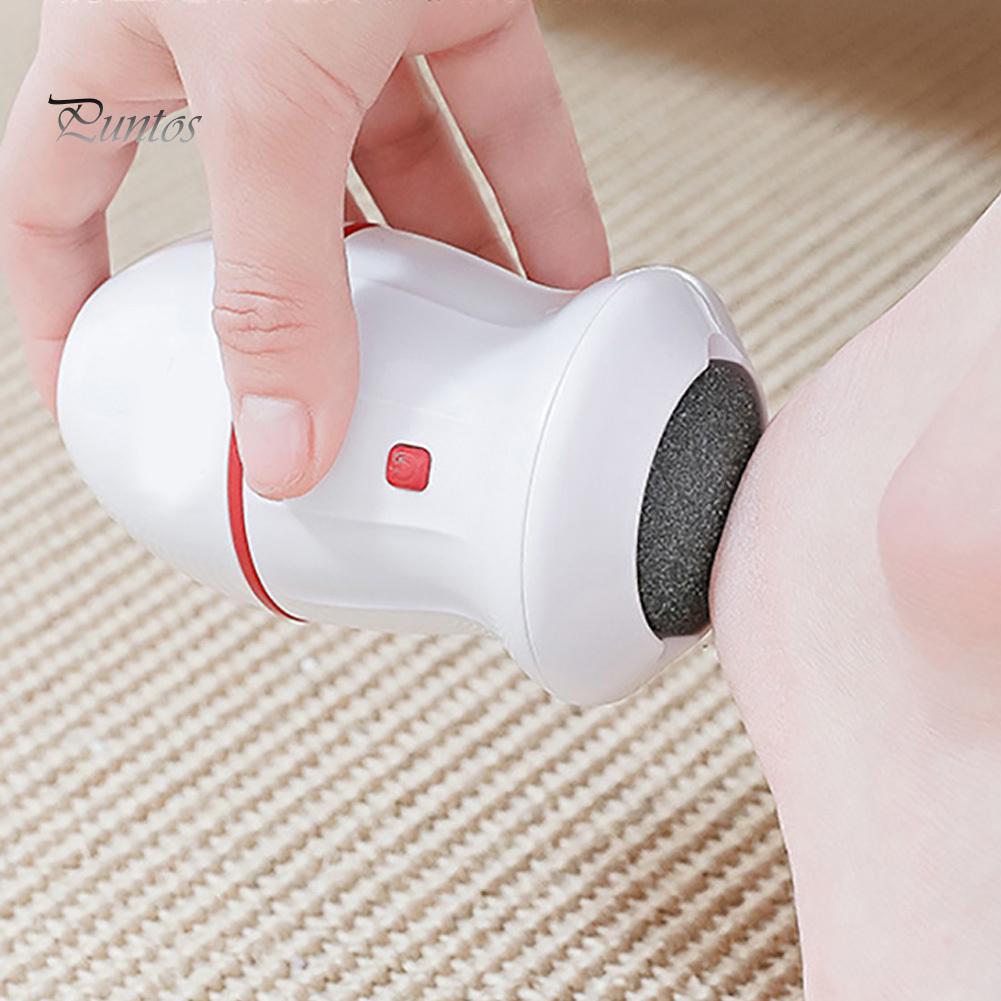 Электрические пилки Puntos Portable Electric Callus Grinder Foot File Hard Dead Skin Remover Педикюрный инструмент красный