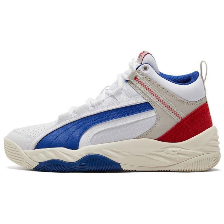 Кроссовки Puma Rebound Future Evo White High Risk Red Unisex Surf-The-Web Grey-Violet 374899-06 35.5