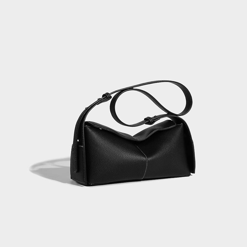 2024 Новый высококачественный нишевый дизайн Eaves Messenger Bag Commuter Portable Bag Trend Brandat Bags Original Women Crossbody Handbag Y2k 27x10x16cm чёрный