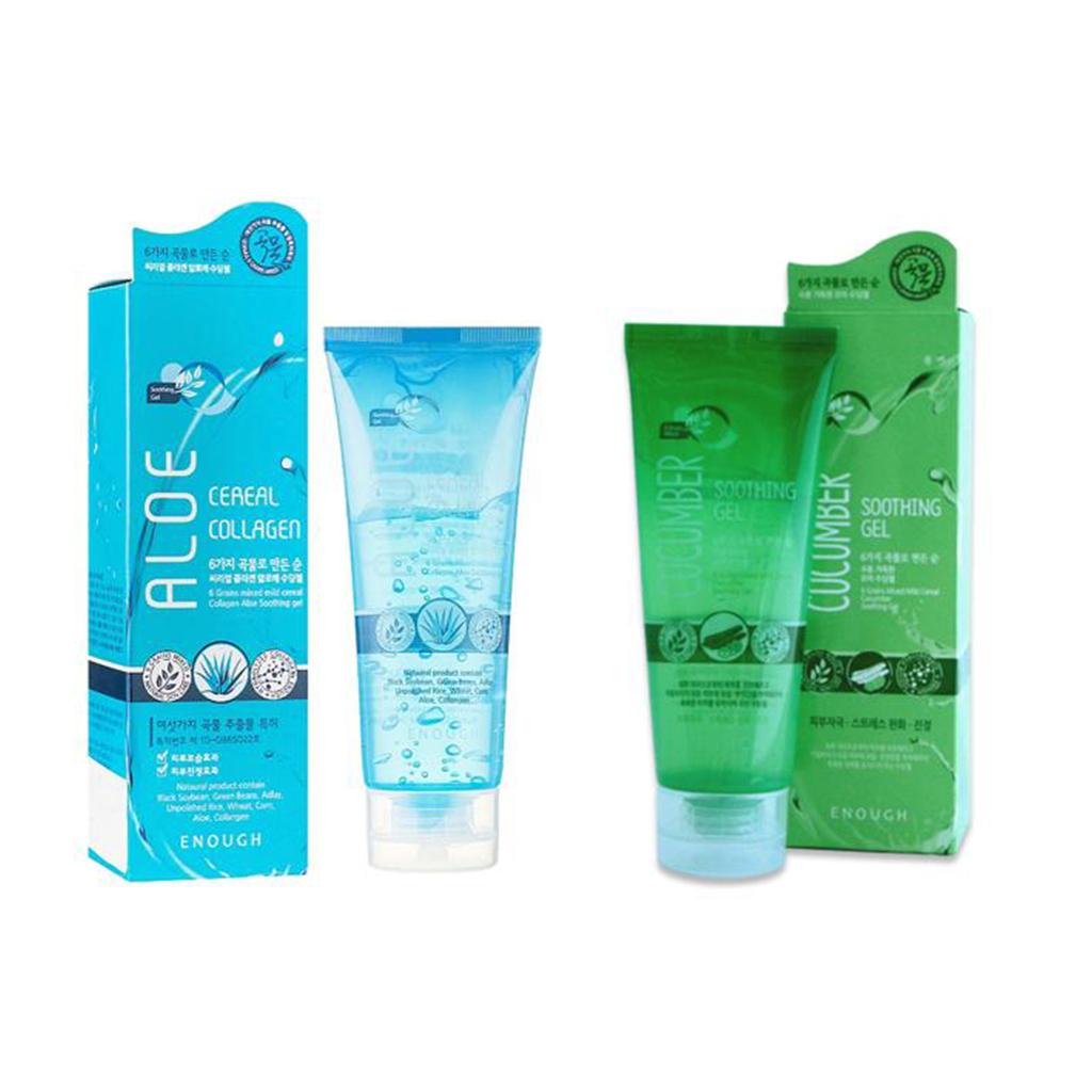 Успокаивающий гель Enough 6 Grass Mixed Soothing Gel 100 мл (2 варианта) #COLLAGEN