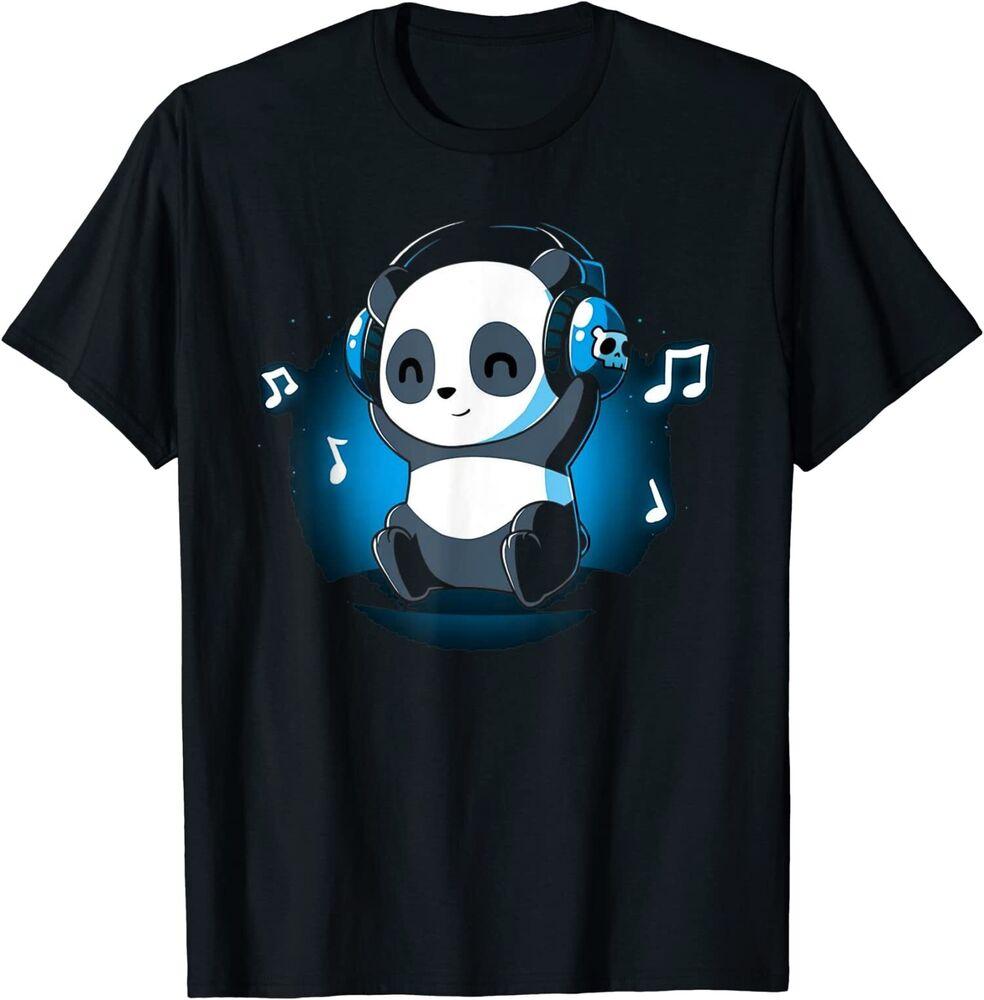 Симпатичные наушники Dj Panda Футболка унисекс Panda Lovers S