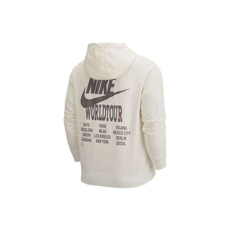 Nike NSW Casual Sport Pullover Hoodie Men Tops Sail-White DV7380-133 L