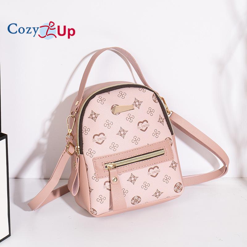 Рюкзак Cosy Up Flower для женщин, свежий и сладкий студенческий рюкзак для женщин чёрный
