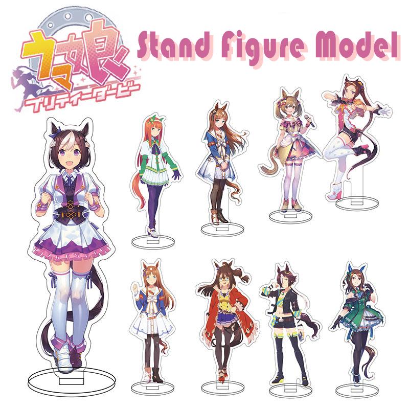 Аниме-игра Uma Musume Pretty Derby, акриловая фигурка на подставке, модель, специальная неделя, Tokai Teio Silence Suzuka Ponies, стол для персонажей 1
