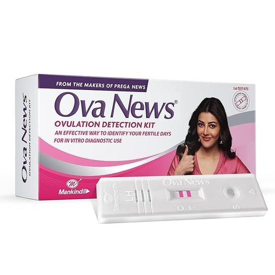 Ova News — набор для определения овуляции от Prega News | Определяет 5 наиболее плодородных дней для зачатия за 5 минут 1 box of 6 kits