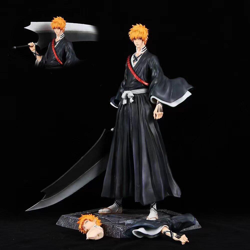  Аниме Bleach Куросаки Ичиго GK Статуя ПВХ Фигурки Коллекция Модель Кукла Игрушки Подарки чёрный