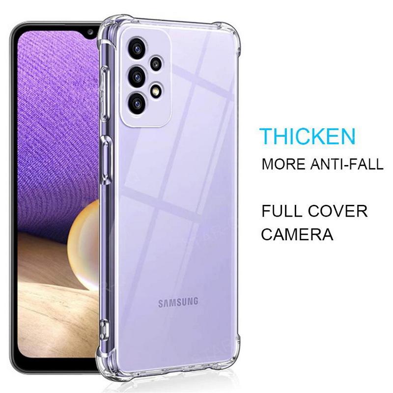 Роскошный противоударный бампер прозрачный силиконовый чехол для iPhone 16 Pro Max 15 Pro 14 13 Samsung S25 S24 A15 A55 Xiaomi 14T 13T 12T Redmi 14C Note 12 Pro Samsung A72 5G чистый