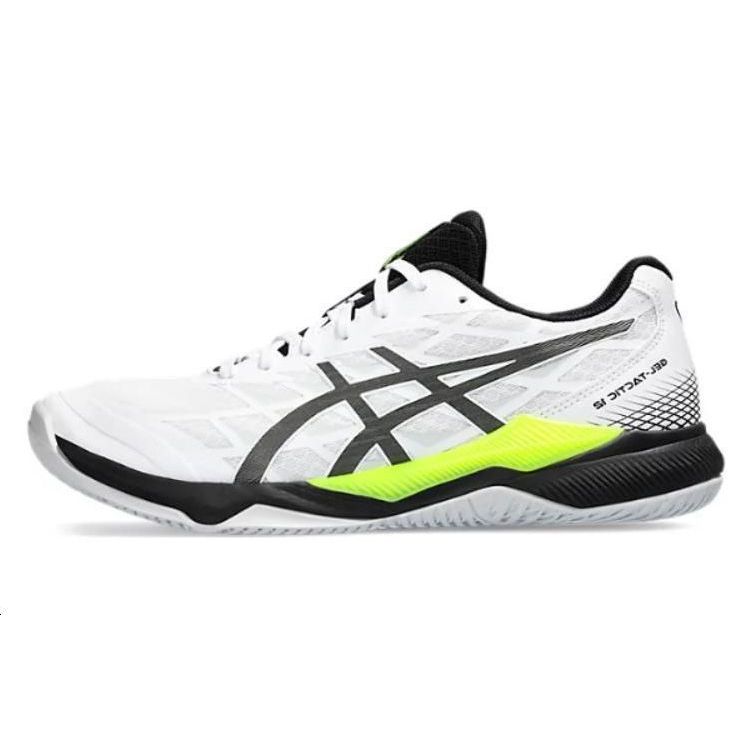 Мужские кроссовки ASICS Gel Tactic 12 2E Wide White Gunmetal Volt 1073A059-101 37