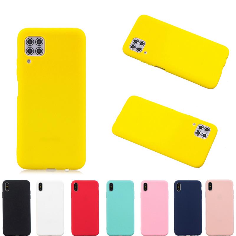 Силиконовый чехол для Huawei P40 Lite P Smart Z 2019 Plus Nova 3 3i 5T 7i P30 Pro New edition P20 Mate Case Противоударный бампер Полная защита Роскошный чехол из ТПУ Huawei Nova 7i чёрный