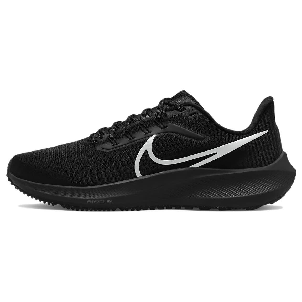 Nike Air Zoom Pegasus 39 Черные серебристые женские кроссовки со светоотражающим эффектом DH4072-002 42