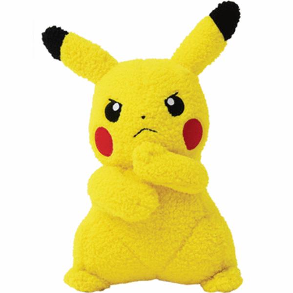  Плюшевая игрушка Pokemon Korea Curly Pikachu, 25см, разные цвета, Популярные игрушки для корейских детей