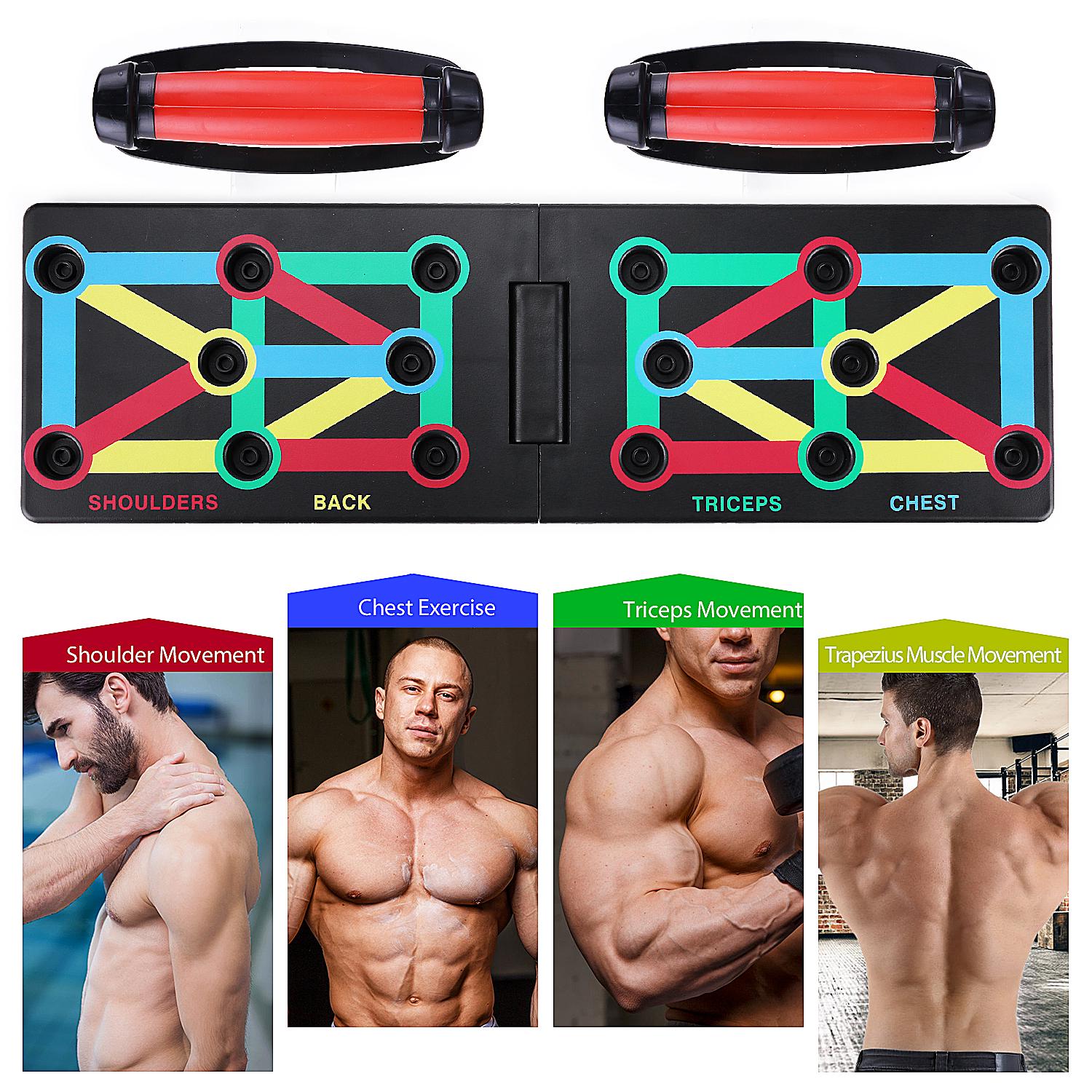 Складная доска для отжиманий Pack of 1 красный