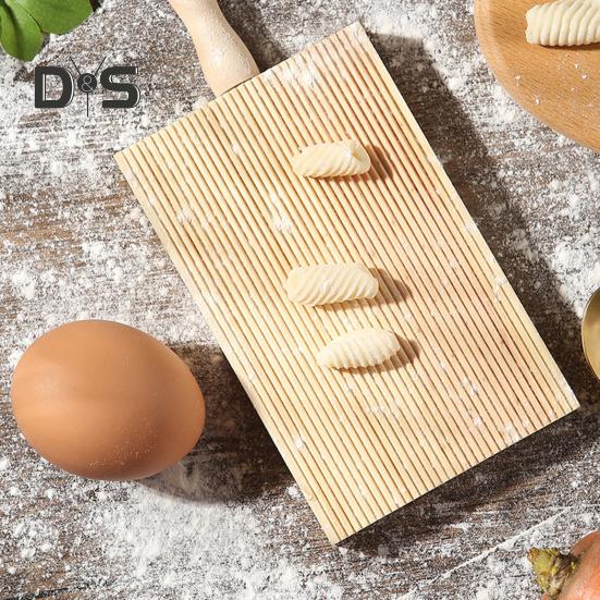Практичная доска для макарон, легкая в эксплуатации, форма для изготовления спагетти в форме деревянной полоски
