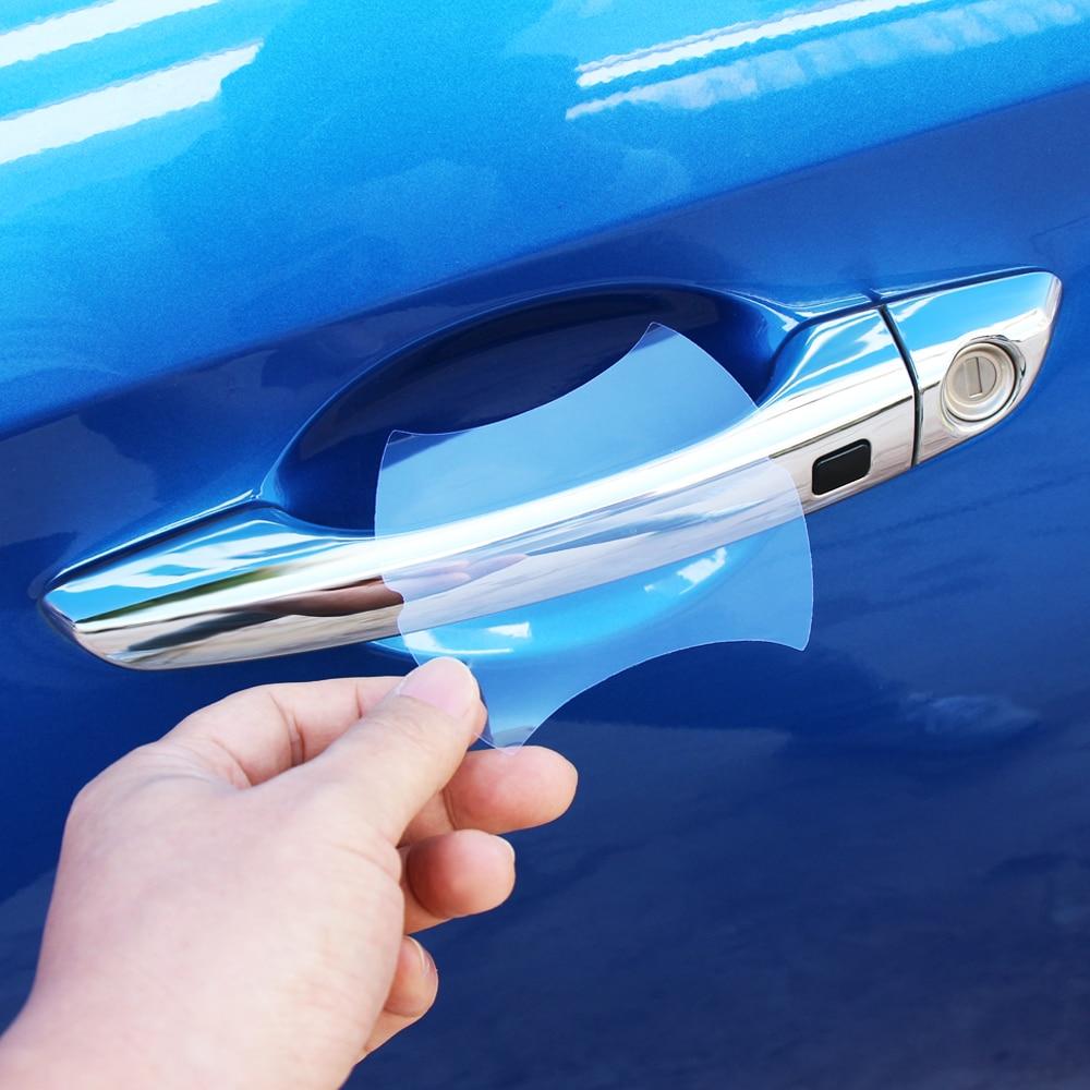 5 шт./компл., защитная пленка на ручку автомобиля, наклейка для Nissan Qashqai j10 j11 x Trail t32 t31 Tiida Juke прозрачный