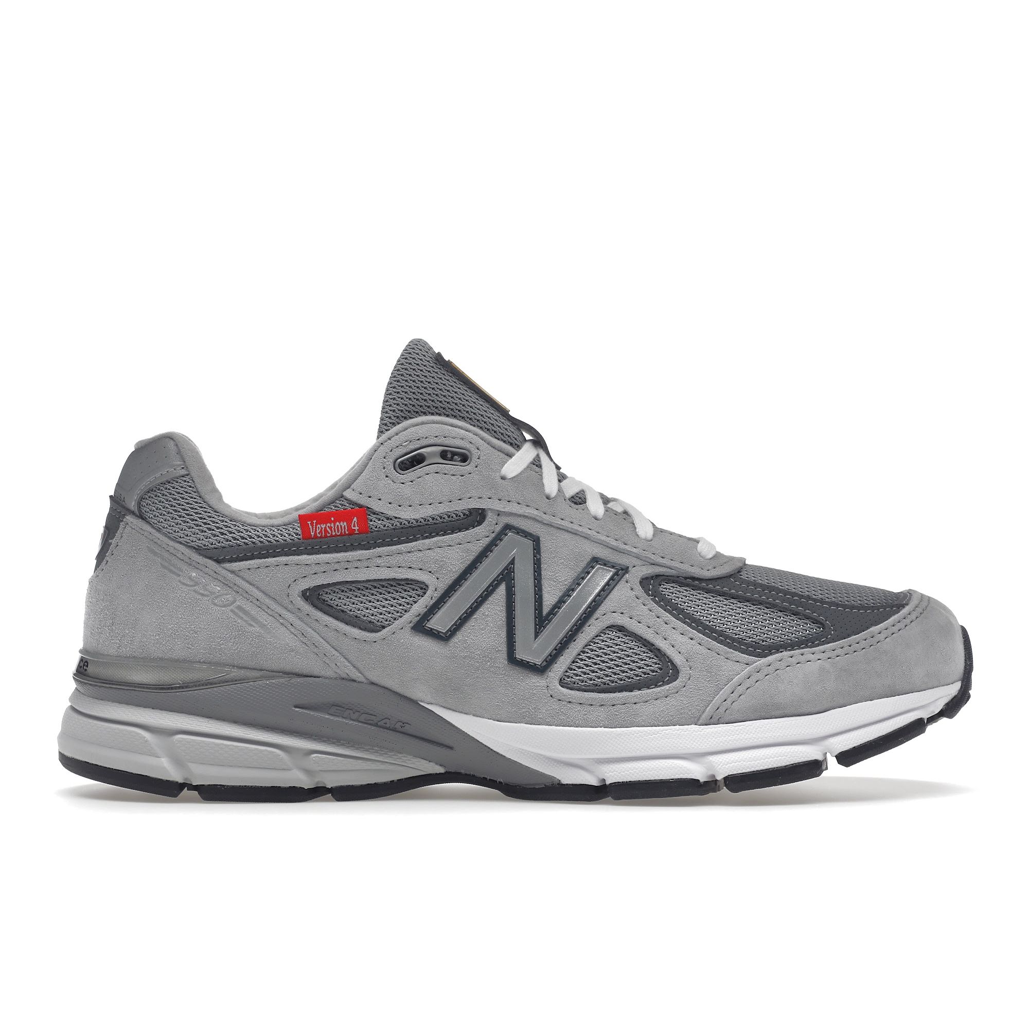 New Balance 990v4 Made In USA Red Label — серые кроссовки унисекс M990VS4 42.5