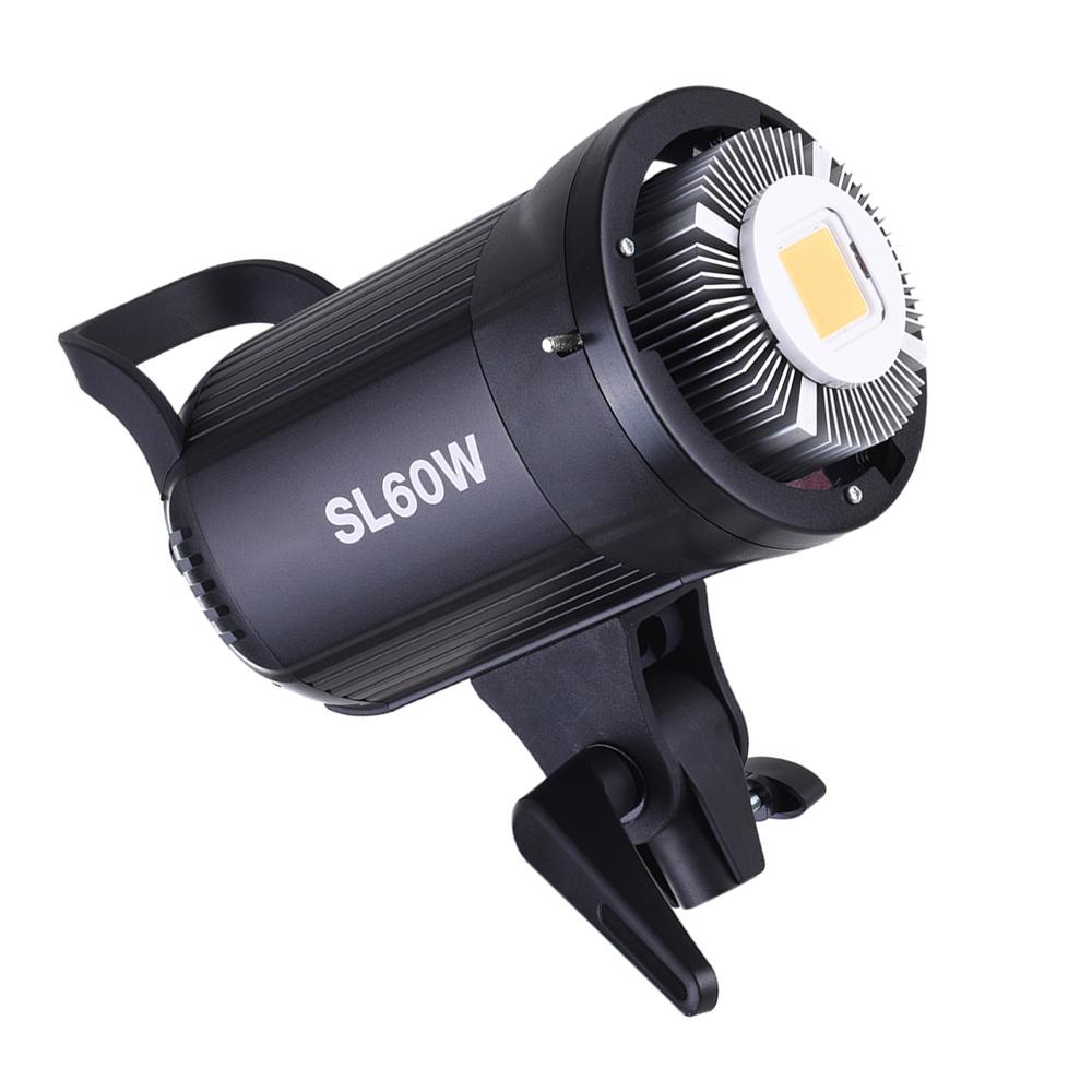 Godox SL-60W 5600K 60W Светодиодный видеосвет высокой мощности с креплением Bowens для фотостудии UK Plug