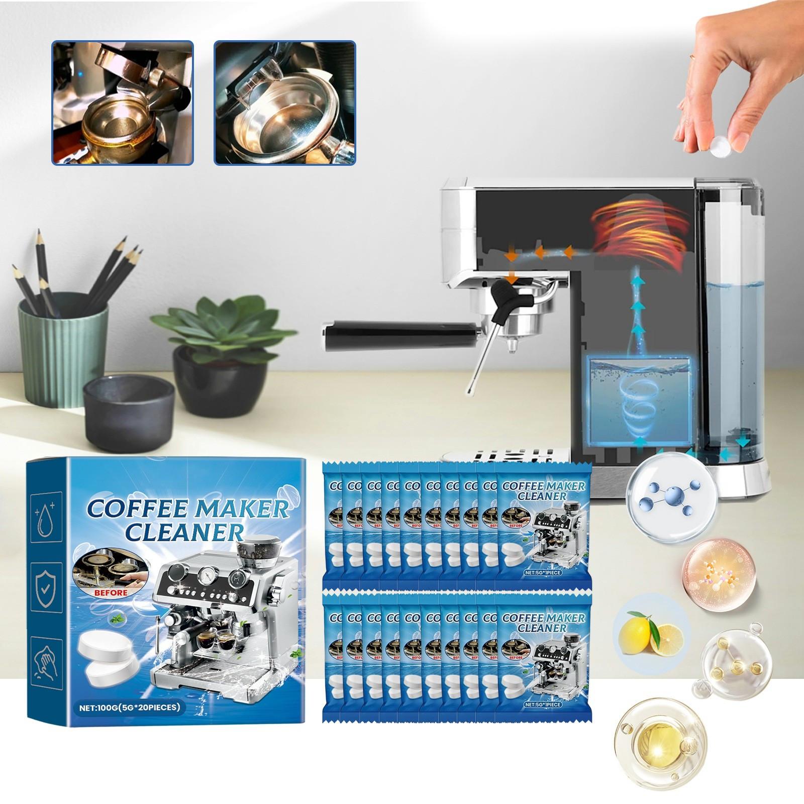 Чистящие таблетки Forespresso Machines And Coffee Machines, Очиститель кофемашины, Очиститель кофемашины, Мощная очистка, Удаление пятен, One Size белый
